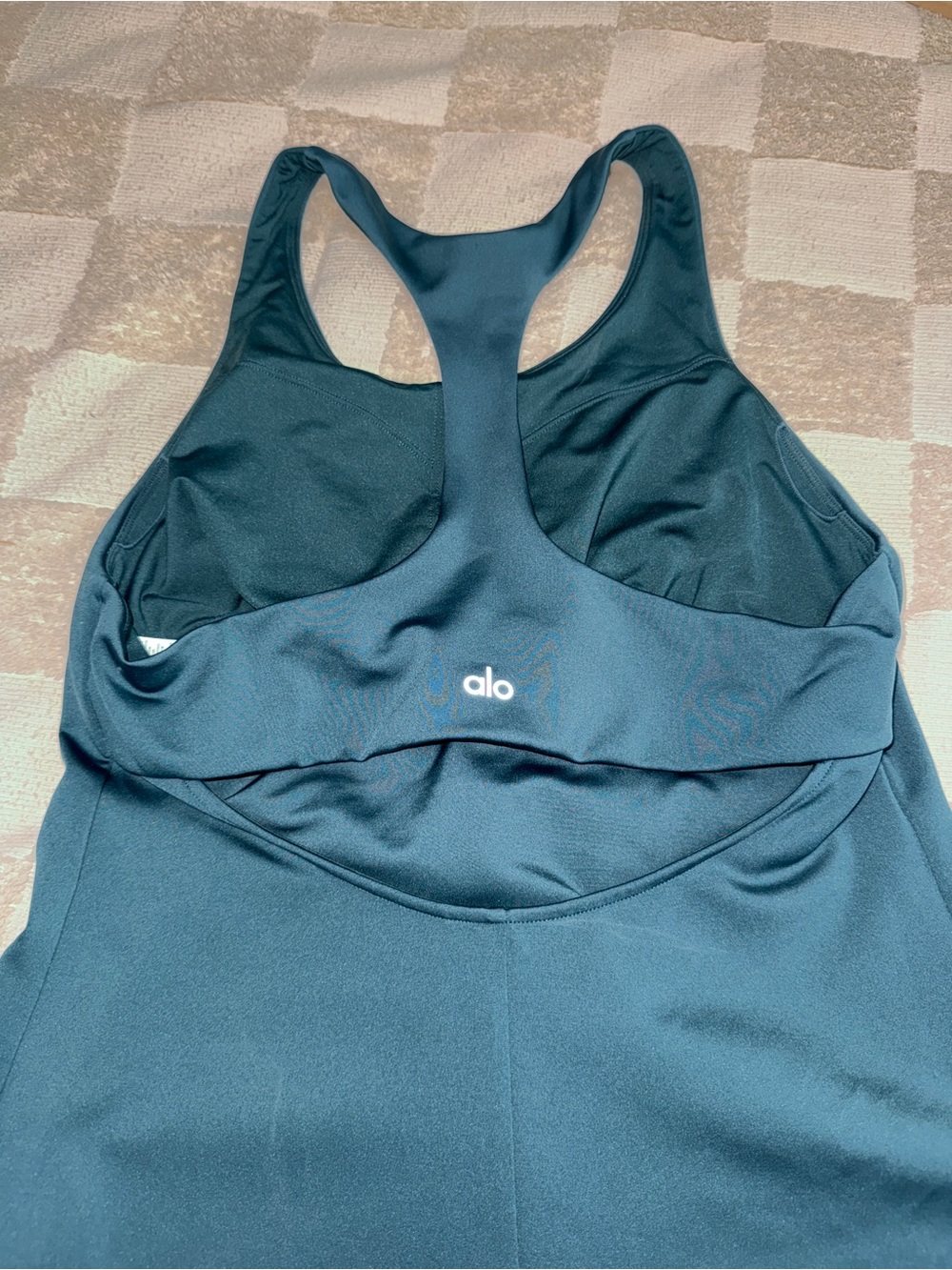 Alo Yoga Airlift Fly Dress - Midnight Green size L - Picture 5 of 5